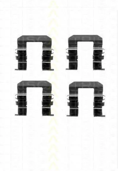 Комплектующие, колодки дискового тормоза TRISCAN купить