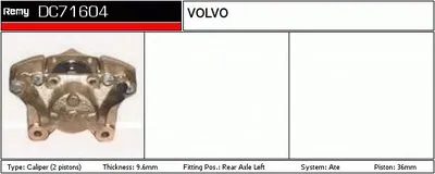 Тормозной суппорт Remanufactured REMY (Multiline) DELCO REMY купить