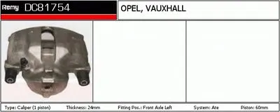 Тормозной суппорт Remanufactured REMY (Multiline) DELCO REMY купить