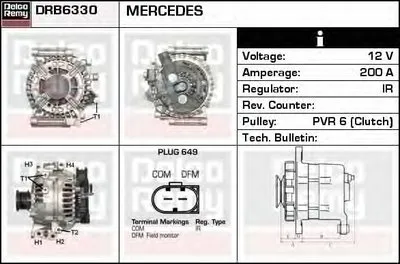 Генератор Remanufactured REMY (Light Duty) DELCO REMY купить