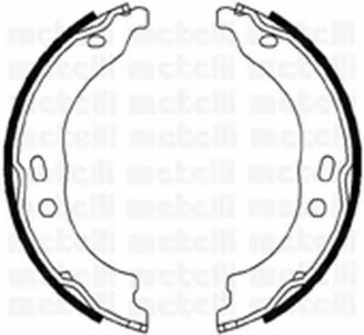 Комплект тормозных колодок, стояночная тормозная система METELLI купить