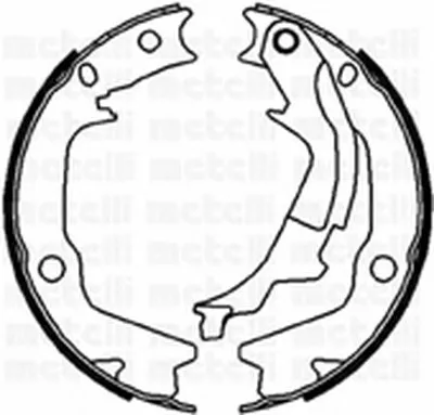 Комплект тормозных колодок, стояночная тормозная система METELLI купить