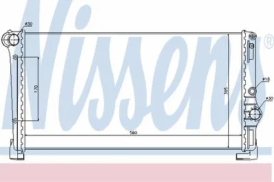 Радиатор, охлаждение двигателя NISSENS купить