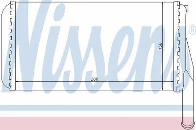 Теплообменник, отопление салона NISSENS купить
