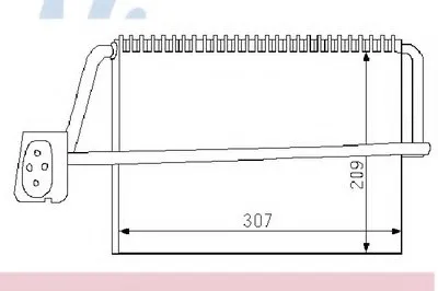 Испаритель, кондиционер NISSENS купить