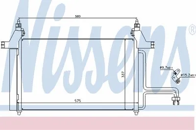 Конденсатор, кондиционер NISSENS купить