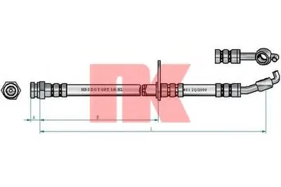 Тормозной шланг NK купить