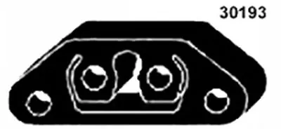 Кронштейн, система выпуска ОГ MAPCO купить