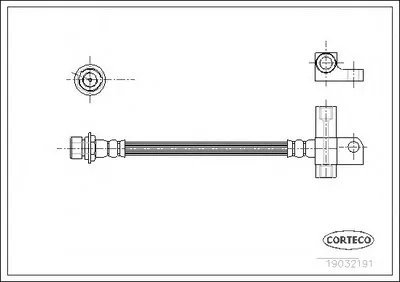 Тормозной шланг CORTECO купить