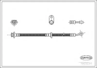 Тормозной шланг CORTECO купить