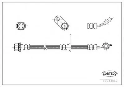 Тормозной шланг CORTECO купить