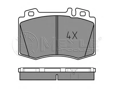 Комплект тормозных колодок, дисковый тормоз MEYLE купить