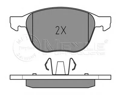 Комплект тормозных колодок, дисковый тормоз MEYLE купить