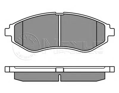 Комплект тормозных колодок, дисковый тормоз MEYLE купить