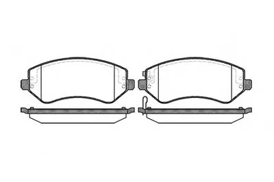 Комплект тормозных колодок, дисковый тормоз REMSA купить