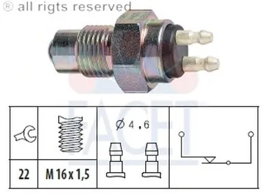 Выключатель, фара заднего хода FACET купить
