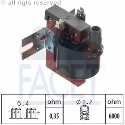 Катушка зажигания FACET купить