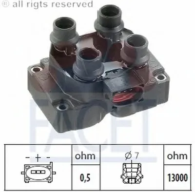 Катушка зажигания FACET купить