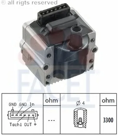 Элемент катушки зажигания FACET купить