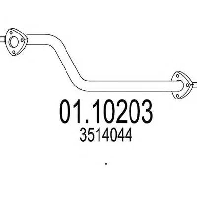 Труба выхлопного газа MTS купить