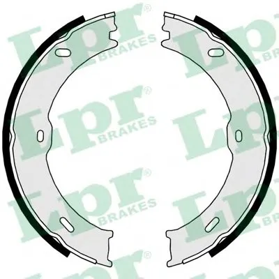 Комплект тормозных колодок, стояночная тормозная система LPR купить