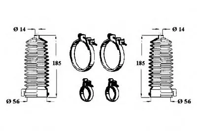Комплект пылника, рулевое управление OCAP купить
