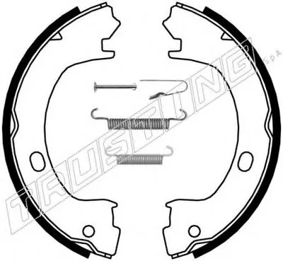 Комплект тормозных колодок, стояночная тормозная система TRUSTING купить