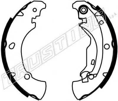 Комплект тормозных колодок TRUSTING купить