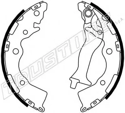 Комплект тормозных колодок TRUSTING купить
