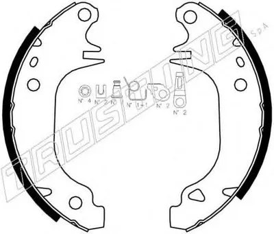 Комплект тормозных колодок TRUSTING купить