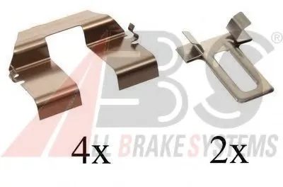 Комплектующие, колодки дискового тормоза A.B.S. купить