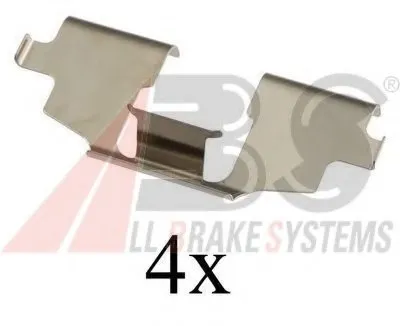 Комплектующие, колодки дискового тормоза A.B.S. купить