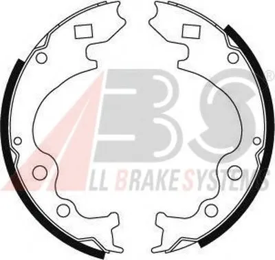 Комплект тормозных колодок A.B.S. купить