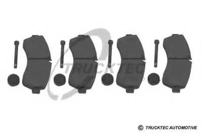 Комплект тормозных колодок, дисковый тормоз TRUCKTEC AUTOMOTIVE купить