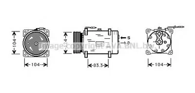 Компрессор, кондиционер AVA QUALITY COOLING купить