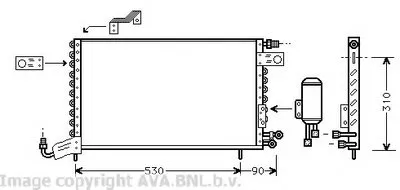 Конденсатор, кондиционер AVA QUALITY COOLING купить