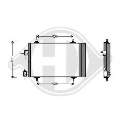 Конденсатор, кондиционер DIEDERICHS купить