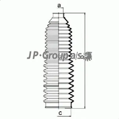 Комплект пылника, рулевое управление QH JP GROUP купить