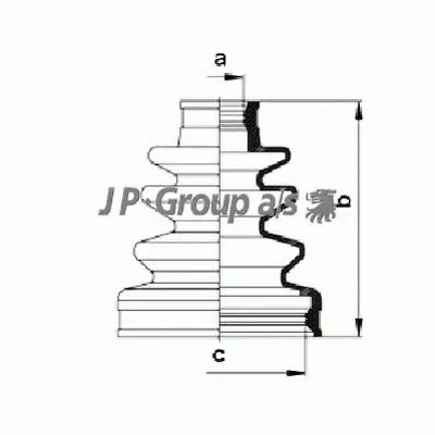 Комплект пылника, приводной вал QH JP GROUP купить