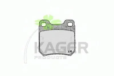 Комплект тормозных колодок, дисковый тормоз KAGER купить