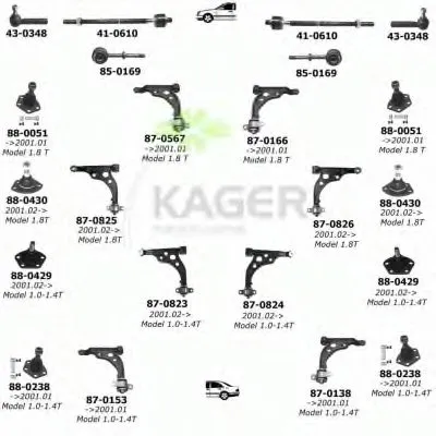 Подвеска колеса KAGER купить