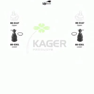 Подвеска колеса KAGER купить