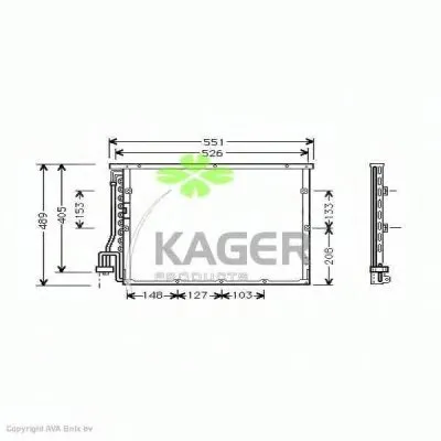 Конденсатор, кондиционер KAGER купить
