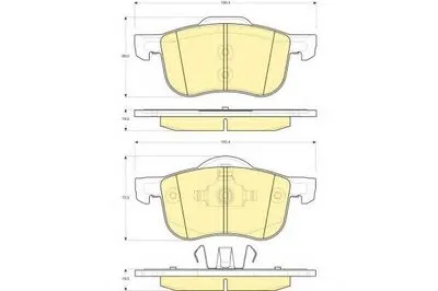 Комплект тормозных колодок, дисковый тормоз GIRLING купить