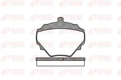 Комплект тормозных колодок, дисковый тормоз KAWE купить