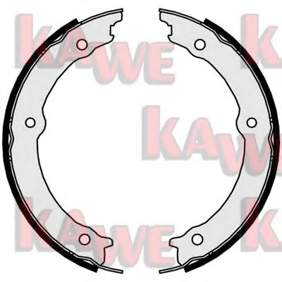 Комплект тормозных колодок, стояночная тормозная система KAWE купить