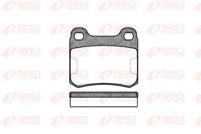 Комплект тормозных колодок, дисковый тормоз KAWE купить