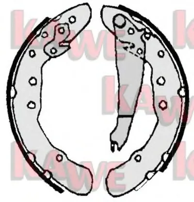 Комплект тормозных колодок KAWE купить