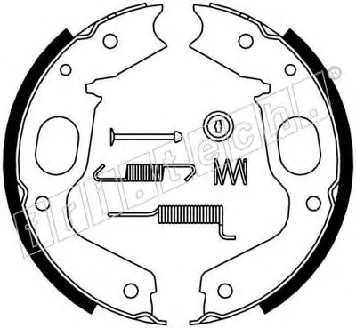 Комплект тормозных колодок, стояночная тормозная система fri.tech. купить