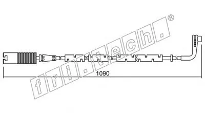 Сигнализатор, износ тормозных колодок fri.tech. купить